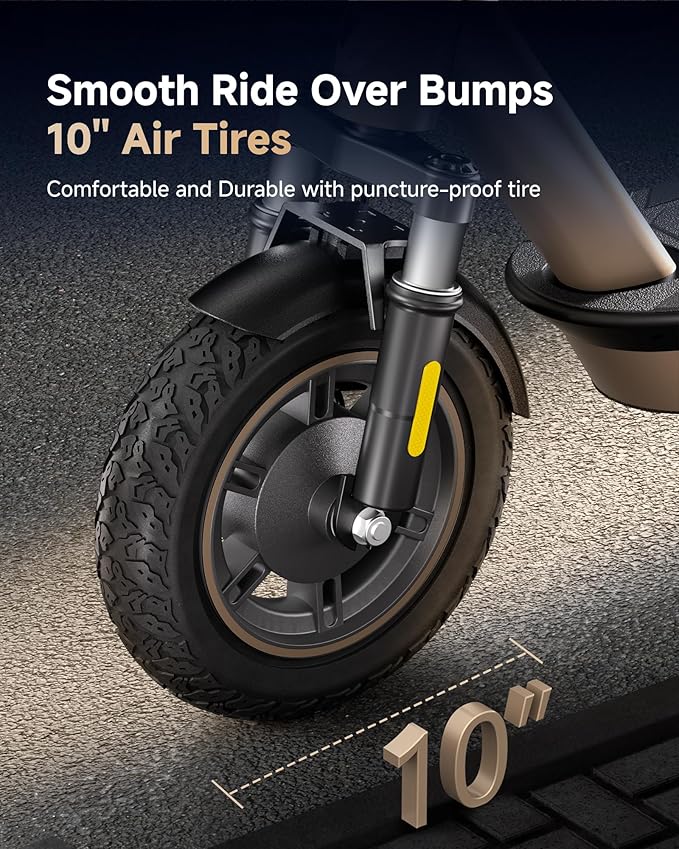 Electric Scooter for Adults, 30-32Miles Long Range Electric Scooters, 500W-750W Motor & 21-25MPH Adults Commuting Scooters, 10" Tires, Lightweight Foldable E-Scooter with Turn Signals