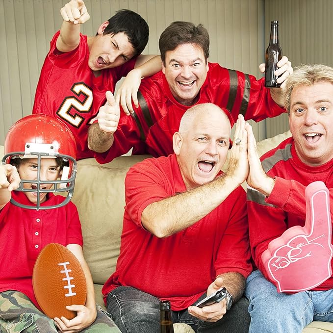 Jerify 24 Pack Foam Footballs 5 inch Bulk Mini Spiral Football Toys Easy Grip Waterproof Small Soft Emulation Foam Footballs for Kids Toddler Indoor Outdoor Play Game Football Party Favors