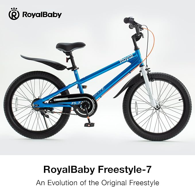 RoyalBaby Kids Bike EZ Balance to Pedal Dual Handbrake Toddlers Boys Girls Bicycle 12-20 Inch for Age 3-10 Years