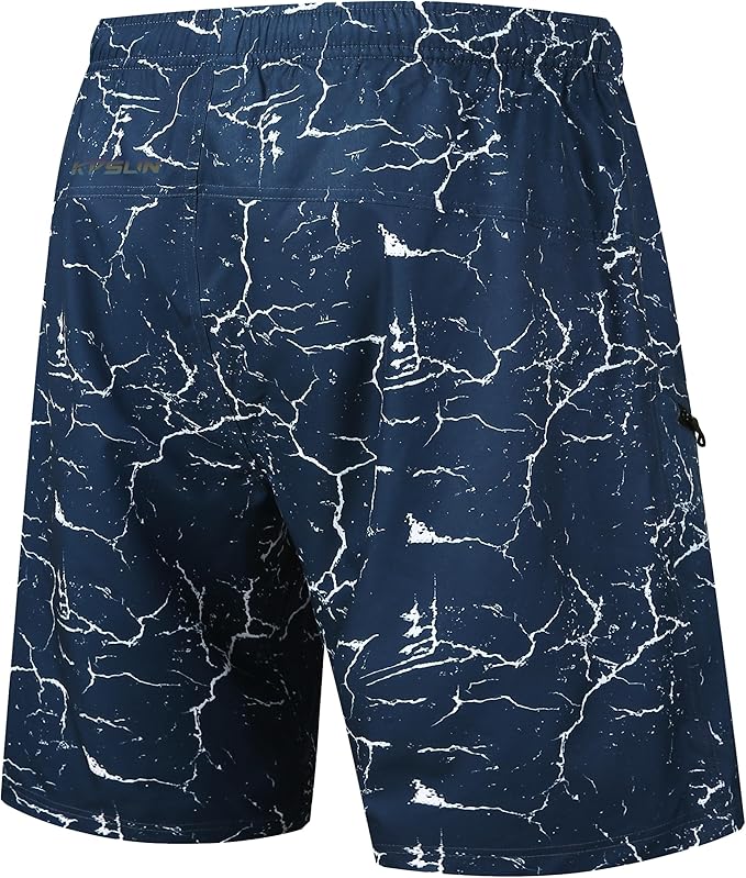 Men's Mountain Bike Shorts 3D Padded Baggy Bicycle Riding Cycling Shorts Quick Dry Lightweight Biking Shorts