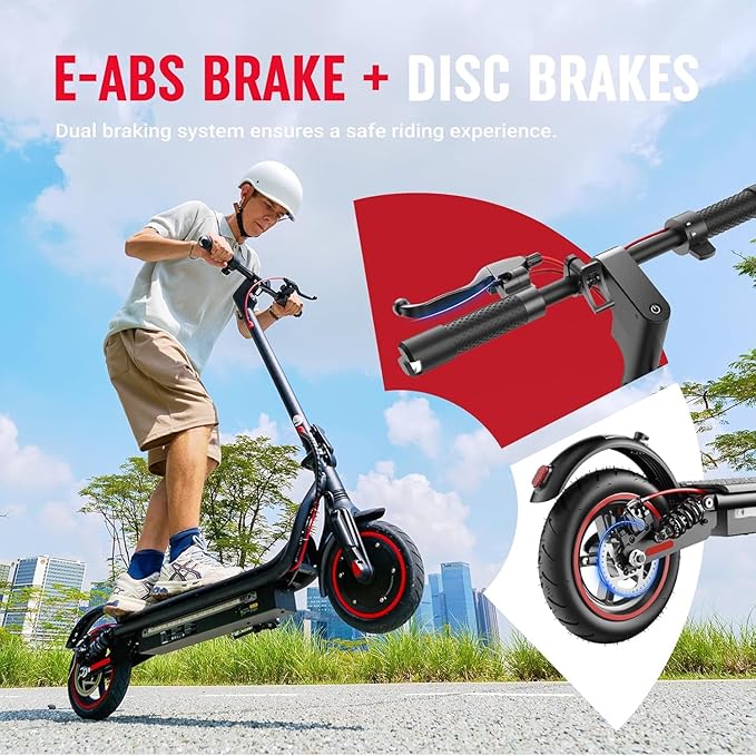 Electric Scooter, 650W/500W/350W Powerful Motor, 22/18 MPH Top Speed, 23/21 Miles Long Range, 10"/8.5" Pneumatic Tires, Smart App, UL Certified Foldable Commuting Electric Scooter for Adults and Teens