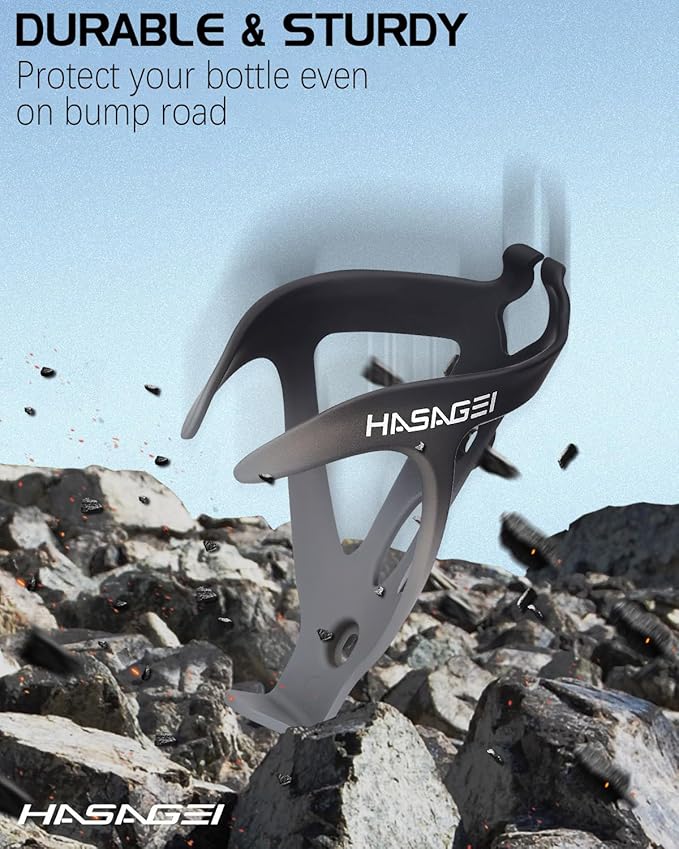 Bike Water Bottle Holder, Durable Non-Slip Lightweight Universal Bicycle Bottle Cage for Mountain/Road Cycling Accessories