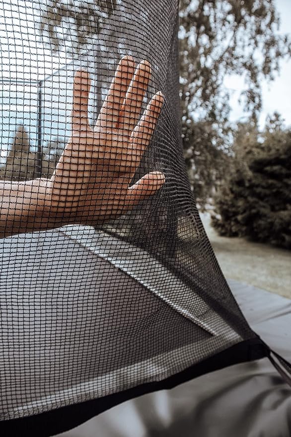 ACON Air 16 Sport HD Trampoline Set 10x17ft with Enclosure | Comprehensive Kit Includes Rectangular Trampoline, Safety Net, Pad, and Ladder | Pro-Grade Safety and Performance