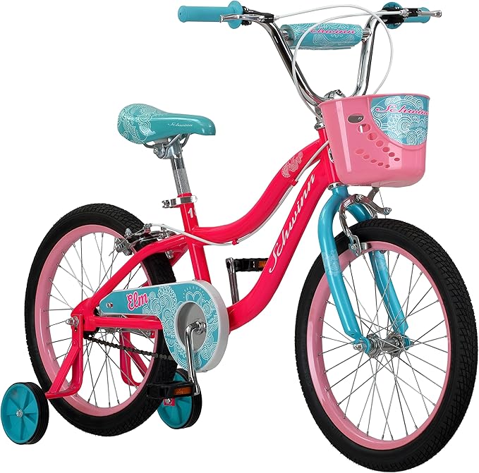 Schwinn Elm and Koen Bike or Balance Bike, 12-20 Inch Bike for Kids Ages 2-13, Black, Blue, Red, Teal, Pink or Purple, SmartStart Ergonomic Design, Adjustable Seat Grows with Child, Training Bicycle