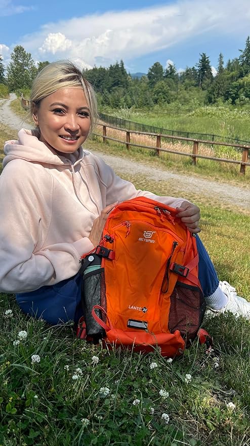 SKYSPER Small Hiking Backpack, 20L Lightweight Travel Backpacks Hiking Daypack for Women Men