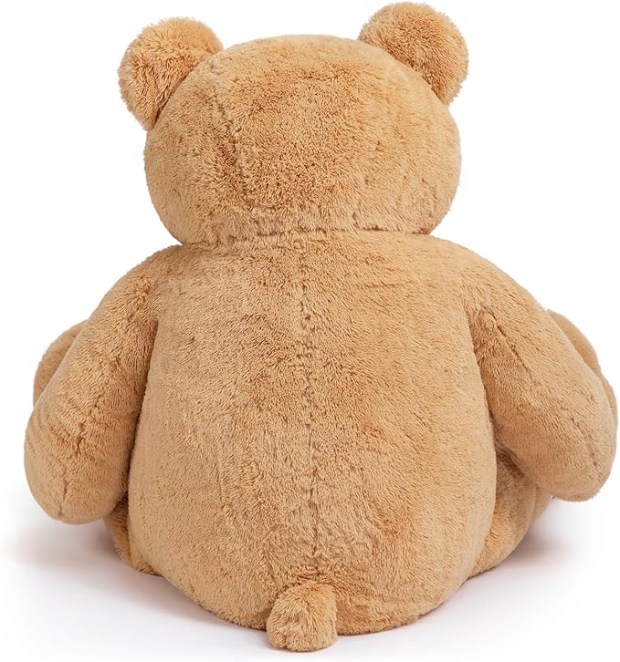 HollyHOME 6ft Teddy Bear Giant Teddy Bear Stuffed Animal with Embroidered Paws Holiday Valentine's Toy Gift for Girlfriend Kids 72 inches Brown