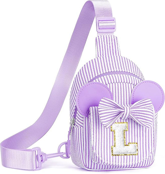 Christmas Gifts for Kids Girls - Sling Bags for Girls Kids | Initial Small Crossbody Bag Purses Girl Kid Gifts
