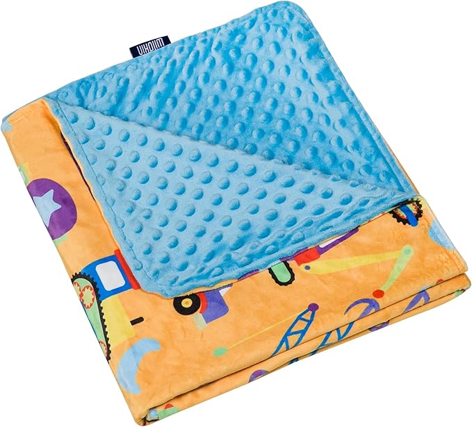 Wildkin Plush Baby Blanket – Soft & Cozy Comfort, Ideal for Toddlers, Travel & Daycare - Under Construction