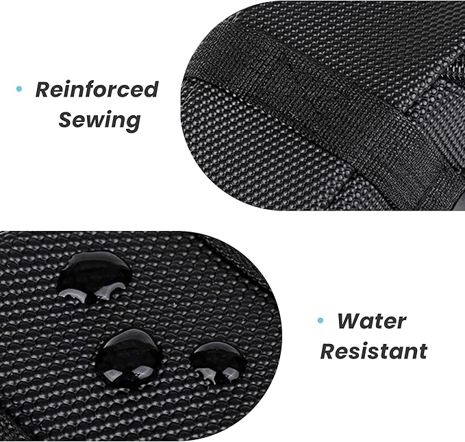 Bike Seat Bag - Bicycle Saddle Bag Under Seat Cycling Accessories Storage Pouch Wedge Pack for Mountain & Road Bike - Black