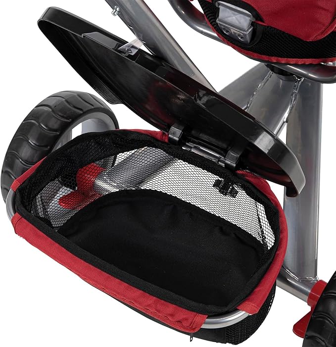 Huffy Malmö 4-in-1 Toddler Push Bike Trike for Kids, Learning Tricycle for Toddlers, Adjustable Push Handle, Grows with Your Kid, Multiple Options and Colors Available, Removable Canopy, Storage Bin