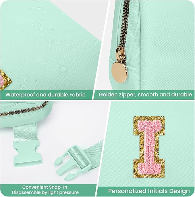 Birthday Gifts for 3 4 5 6 7 8 9 10 11 12 13 14 Year Old Girls, Graduation Gifts for Teens Kids Daughter Sister Her,Fanny Pack Crossbody Bag Belt Bag Cute Trendy Stuff (Green, I)