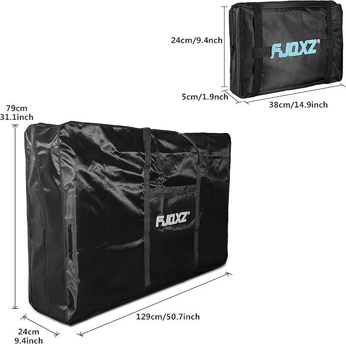 HUNTVP Bike Travel Bag Bicycle Transport Carrying Case with a Carry Bag for 26-29inch Folding Bike Foldaway Bicycle
