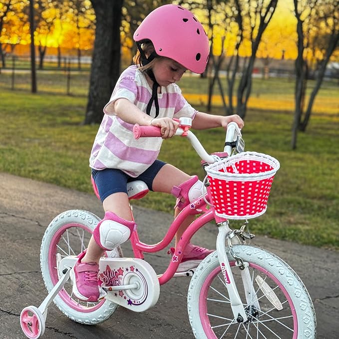 RoyalBaby Girls Bike Classic & EZ Kids Bike, Balance and Pedal Bicycle, 12 14 16 18 20 Inch Toddlers to Big Kids 3-10 Years