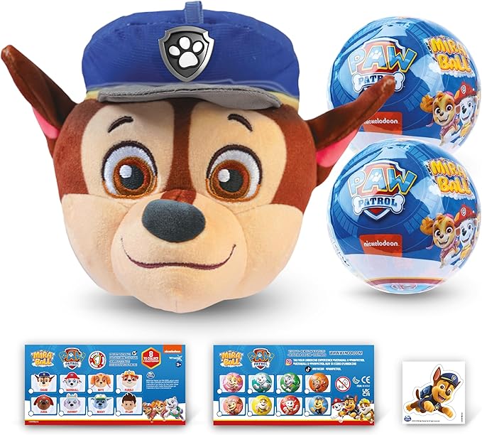 PAW Patrol Plush, Blind Box Surprise Plushies - Mighty Pups Toys, Cute Stuffed Animal - Great for Gifts & Party Favors, Aged 3+ (2-Pack)