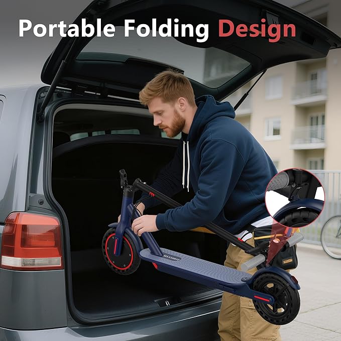 Electric Scooter for Adults, 8.5/10/14" Tires, 19/22Mph, 350W/500W Motor, 21-28 Miles Range, Folding E-Scooter with Dual Suspension,APP(V1/SPRO/MAX/PRO/X1/X1PRO)