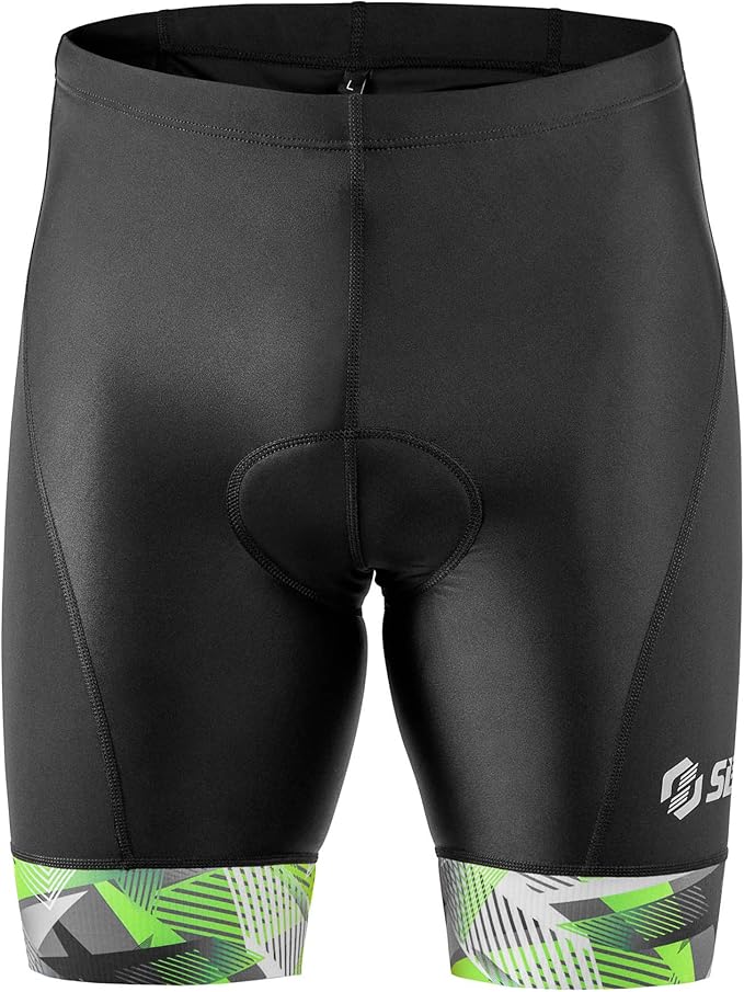 SLS3 Triathlon Shorts - Men's Padded Tri Shorts with 2 Pockets, Medium Compression