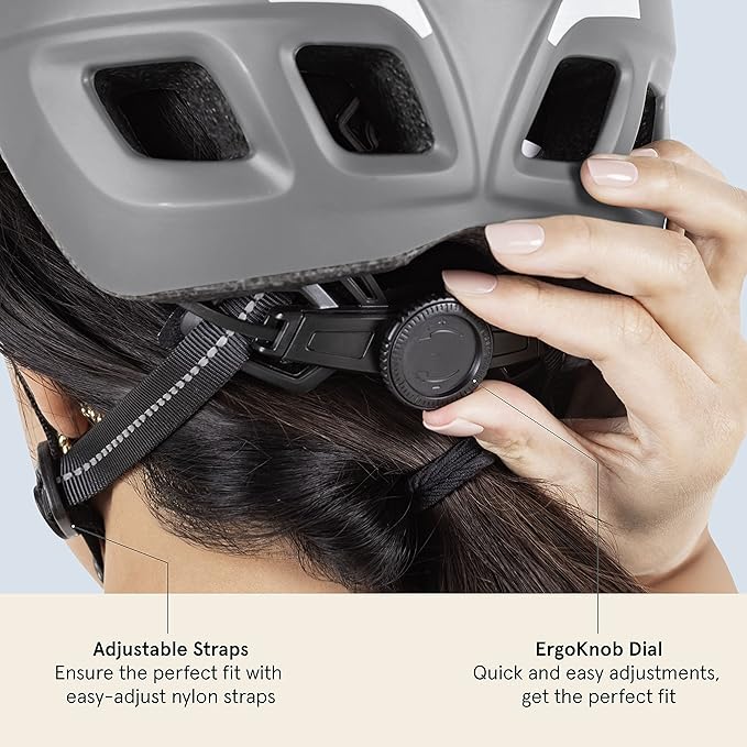 Retrospec Lennon Bike Helmet with LED Safety Light Adjustable Dial & Removable Visor