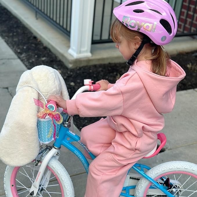 RoyalBaby Girls Bike Classic & EZ Kids Bike, Balance and Pedal Bicycle, 12 14 16 18 20 Inch Toddlers to Big Kids 3-10 Years