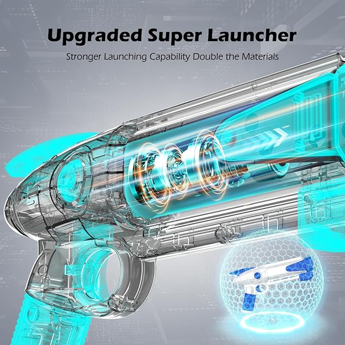 3 Pack Foam Airplane Launcher Toys, Ultra Long Gliding Distance, Kids Flying Toy, Boys Girls Birthday Gifts, Outdoor Sport Party Favor