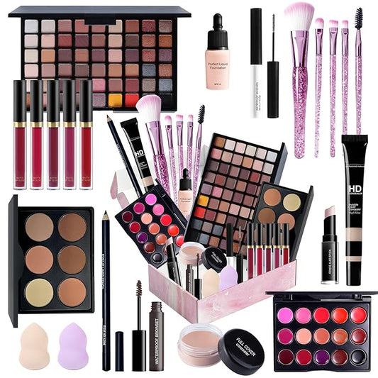 Makeup Set Full Kit for Girls Teens Women,makeup kit for teens,Beginner Make up Sets,Christmas Makeup Gift Set,makeup kits for women,All in One Make up Kit