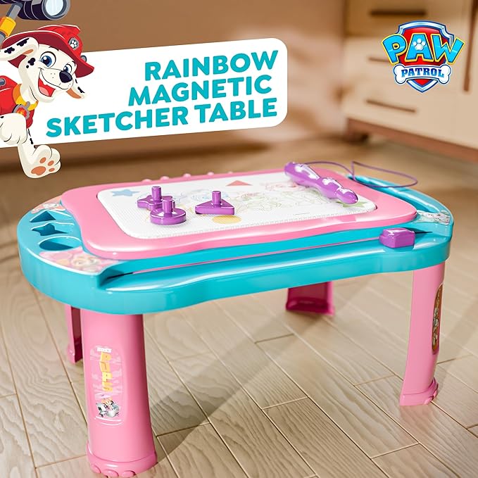Lollipop Paw Patrol Magnetic Drawing Board - Limitless Creativity with Easy Erasing - Mess-Free Fun, Smart Storage, and Kid-Friendly Design for Creative Adventures - Pink Color