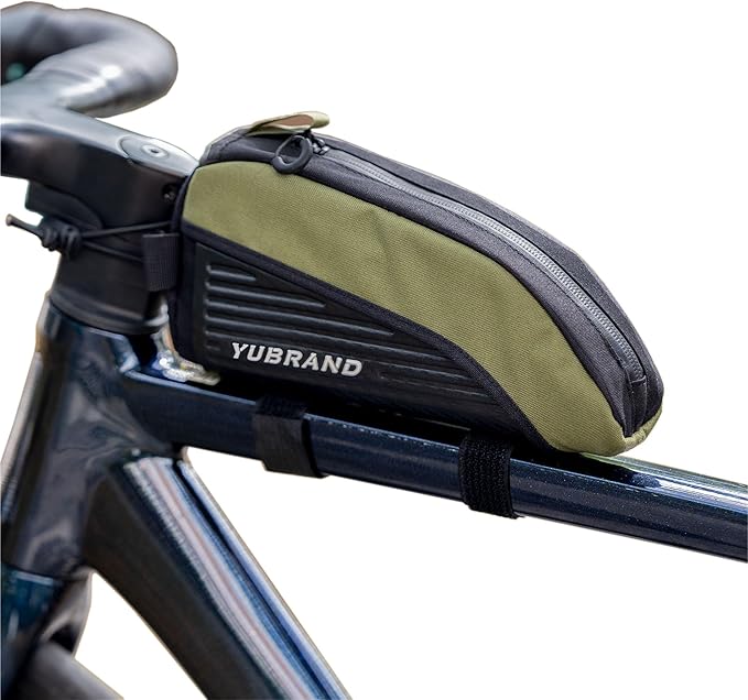 Removable Top Tube Bike Bag, Compatible With IPhone 16/15/14Pro and Phones Up To 6.9'', Waterproof Bike Bag for Bicycles