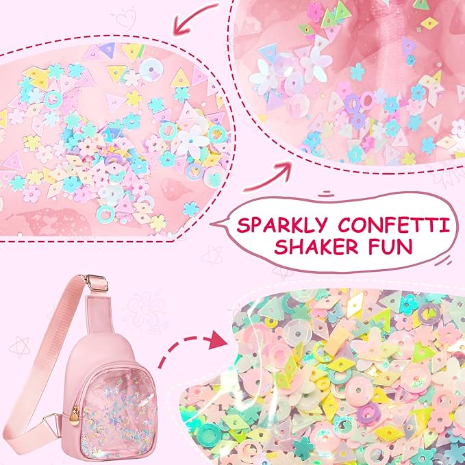 COSHAYSOO Pink Toddler Little Girls Purse 2 3 4 5 6 7 Year Old Kids Sling Bag Initial Crossbody Pouch, Cute Kawaii Travel Everywhere Daily Essentials Organizer Bag Outfit Accessories Letter G