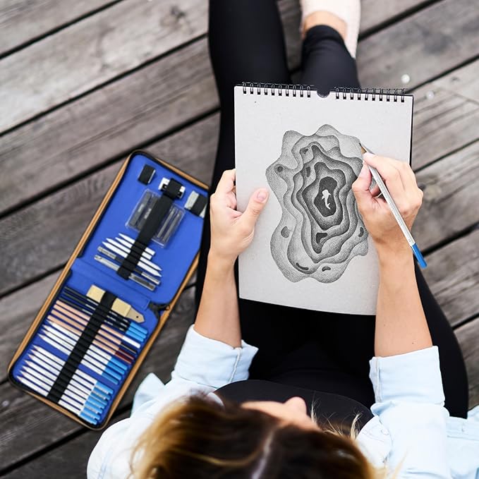 COLOUR BLOCK Drawing Pencils & Kits-Art Supplies for Kids, Teens, Adults-Colored Pencils, Charcoal, Pastels, Sketch Books for Artists, Anime Drawing, Architecture