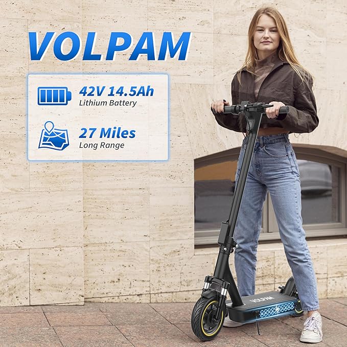 8.5/10 Inches Electric Scooter Adult, 19/22 MPH Top Speed, 350W/500W Powerful Motor, 21/22/28 Miles Long Range, Folding E-Scooter for Adults, E Kick Scooter Dual Braking