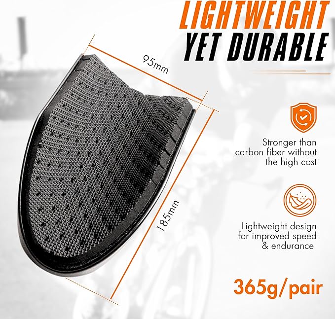 TRIRIG - Signature Open Back Arm Cups - Triathlon Bike Accessories - Aero Bar Pad Comfort with Textured Grips - Ergonomic Scoop Design for Cycling Upgrade, Lightweight Bicycle Grips and Adjustable Fit