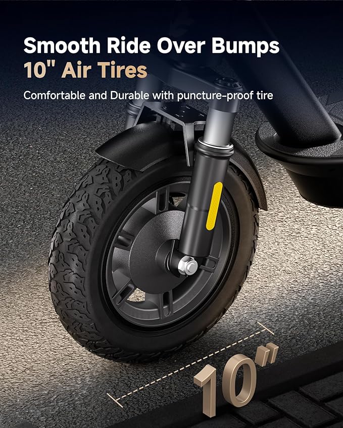 Electric Scooter for Adults, 30-32Miles Long Range Electric Scooters, 500W-750W Motor & 21-25MPH Adults Commuting Scooters, 10" Tires, Lightweight Foldable E-Scooter with Turn Signals