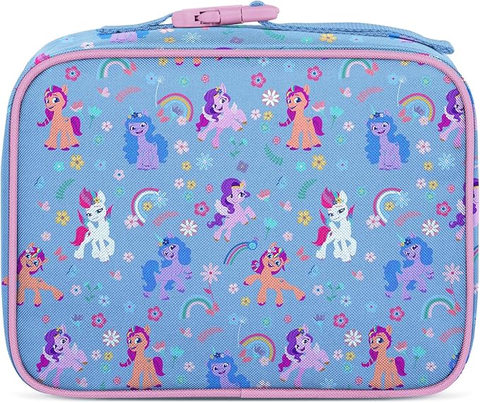 Simple Modern My Little Pony Kids Lunch Box for School | Reusable Insulated Lunch Bag for Toddler, Girl, and Boy | Exterior & Interior Pockets | Hadley Collection | My Little Pony Garden of Rainbows