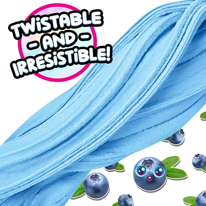 Compound Kings Fluffy Butter Cloudz Scented Large Slime Bucket for Kids – Soft, Squishy, Non-Toxic Sensory Toy | Bright Blueberry Slime Gift