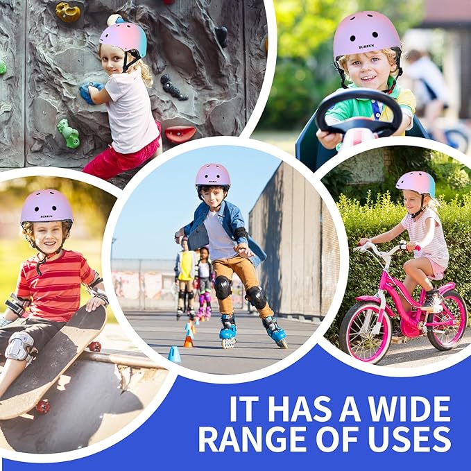 Kids Helmet Toddler Bike Helmets for Ages 2-3-5-8-14 Years Kids Girls Boys Youth, Adjustable Multi-Sport Helmet for Skateboard Cycling Scooter Balance Bike Inline Skating Longboard Roller Skate