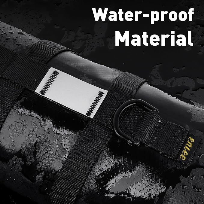 WEEROCK 5L Bike Bag Front Fork Bag 1 Pack Waterproof Bicycle Bag Large Capacity Quick Release Bike Pannier for Mountain Bike MTB, Cruiser Bike, Traveling Bike