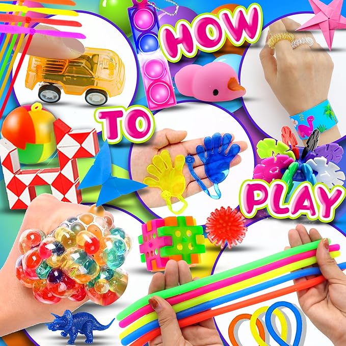 1000Pcs Party Favors for Kids, Treasure Box Toys for Classroom, Prize Box Toys for Kids Classroom, Pinata Stuffers, Bulk Fidget Toys Pack, Birthday Gift, Carnival Prizes, Goodie Bags Stuffers