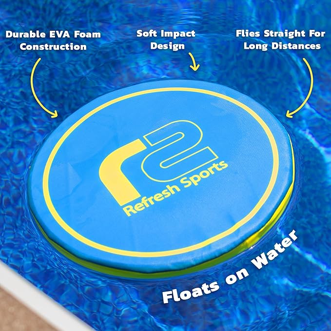 Soft Disc Flying Toy - Doesn't Hurt to Catch - Best Stocking Stuffers For Kids & Adults All Ages - Gifts for Boys & Girls 4 5 6 7 8 9 10 11 12 13 Year Old Boy & Up - Beach Toys For Kids Outdoor Games