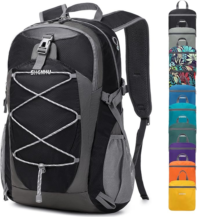 40L Hiking Backpack Lightweight Daypack Waterproof Travel Camping Backpack for Men Women Sport Packable