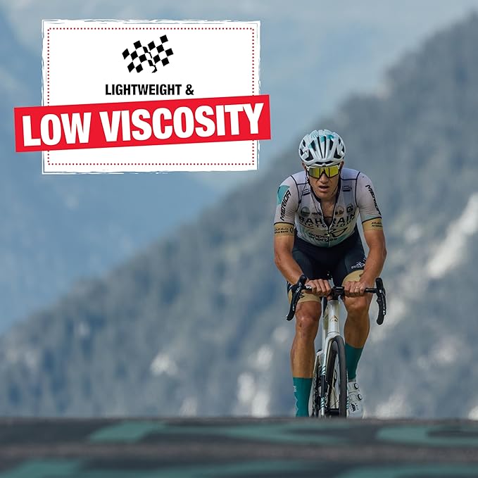 Finish Line FiberLink Pro Latex Tubeless Tire Sealant with Kevlar Technology – Long-Lasting, Low Viscosity Bicycle Sealant for Road, Gravel, Cyclocross, Mountain & Fat Bike Tires, 8 oz