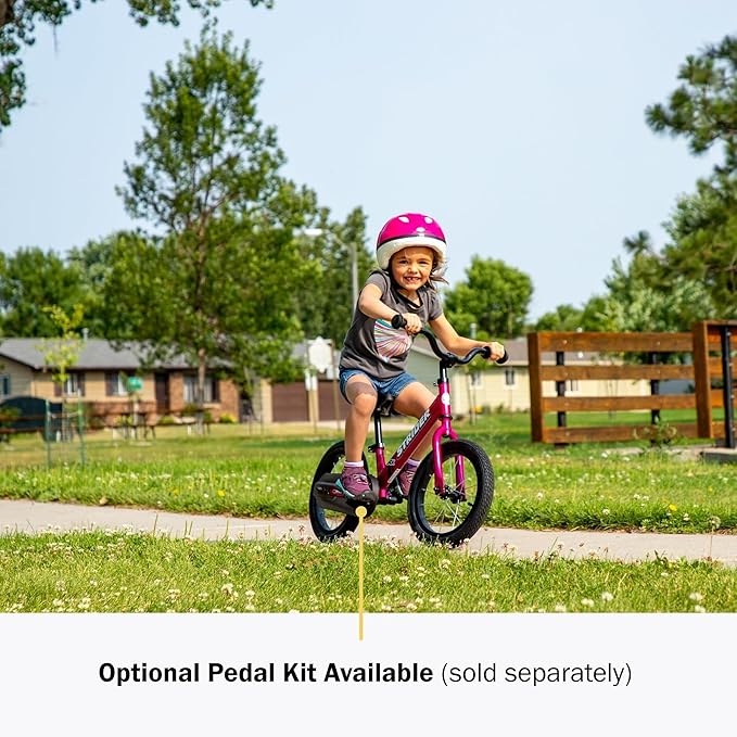 Strider 14x, Balance Bike for Kids 3 to 6 Years - Includes Custom Grips, Padded Seat, Performance Footrest & All-Purpose Tires - Easy Assembly & Adjustments