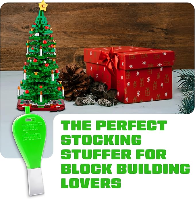 Brick Popper - World's Fastest Separator Tool - Efficient Remover for Kids and Adults - Perfect for Ages 6 and Up - Essential Brick Tool (Lime Green)
