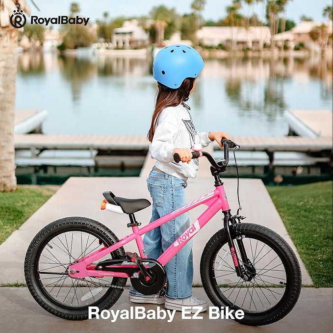 RoyalBaby Kids Bike EZ Freestyle Training Free Balance to Pedal Easy Learning Bicycle, 12-18 Inch for Toddlers to Big Kids
