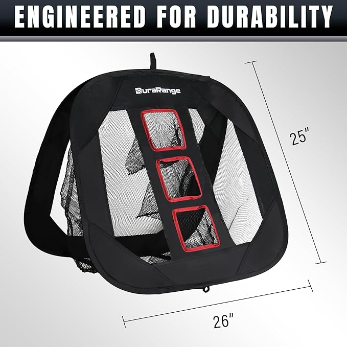 Pop-Up Golf Chipping Net - Ultimate Target Training Chip Aids for Precision & Distance, Outdoor | Indoor Practice, Golfer Gift