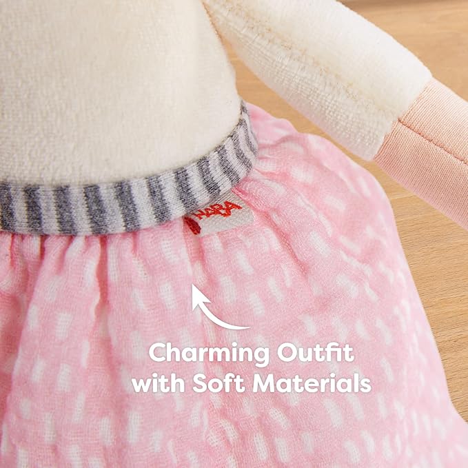 HABA Snug Up Lauren - 10" Soft Doll, Machine Washable - Perfect Snuggly First Soft Baby Doll and Toddler Baby Doll for 6 Months and Up