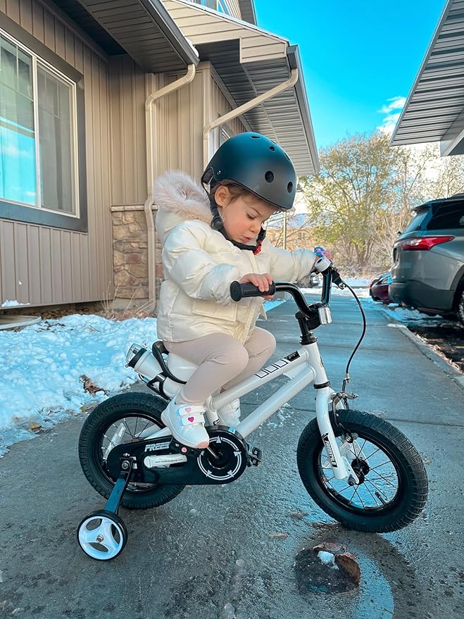 RoyalBaby Kids Bike EZ Freestyle Training Free Balance to Pedal Easy Learning Bicycle, 12-18 Inch for Toddlers to Big Kids