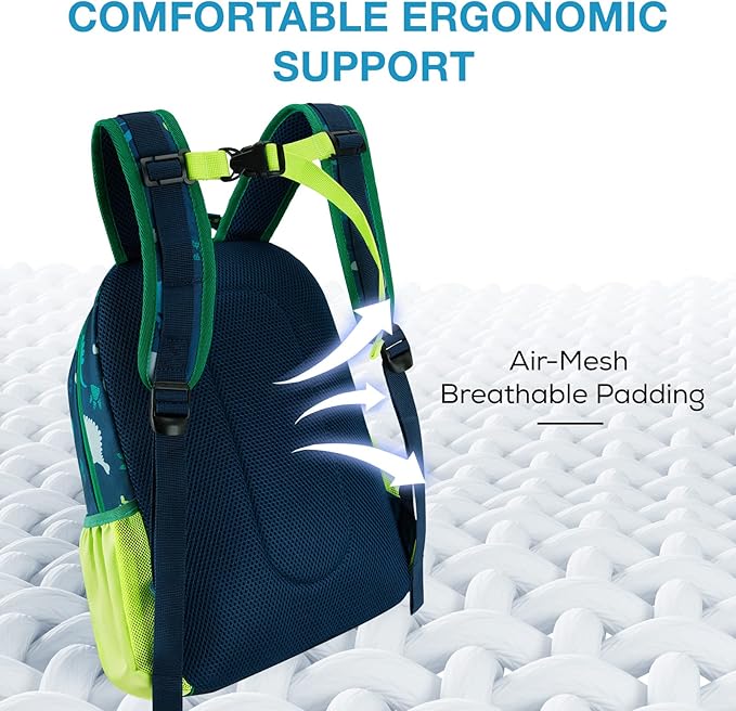 mommore Kids Backpack for Boys Girls Preschool Kindergarten Backpacks Lightweight Elementary School Bookbag with Lunch Box