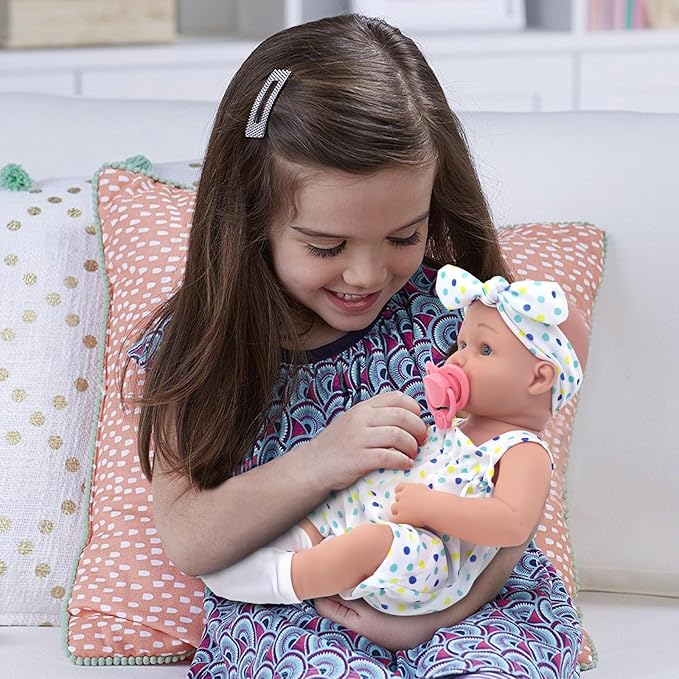 UNICORN ELEMENT 14 Inch Baby Doll with Accessories, Reborn 14 inch Baby Dolls Clothes Included Feeding Bottles, Diapers, Pacifier, Best Gift for Ages 3+