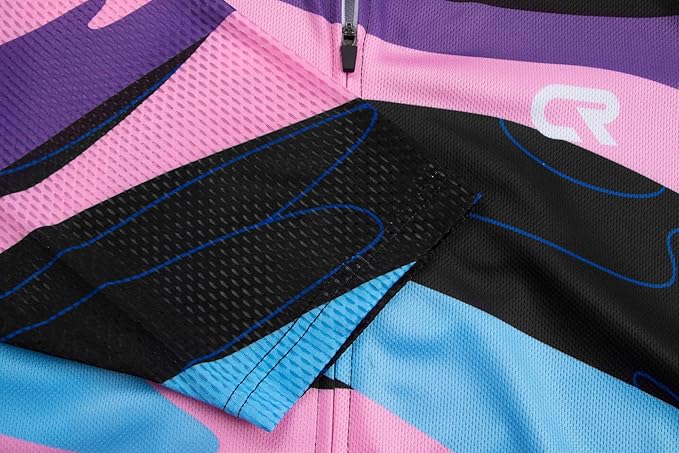 Coconut Ropamo CR Men's Cycling Jersey Set Road Bike Jersey Zipper Pocket Bib Shorts with 4D Padded Cycling Clothing Set