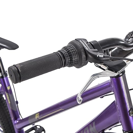 ROYCE UNION RMT 27.5" Womens 21-Speed All-Terrain Mountain Bike, 17" Aluminum Frame, Twist Shift, Eggplant Purple