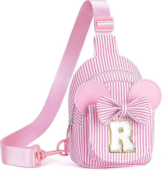 Christmas Gifts for Kids Girls - Sling Bags for Girls Kids | Initial Small Crossbody Bag Purses Girl Kid Gifts
